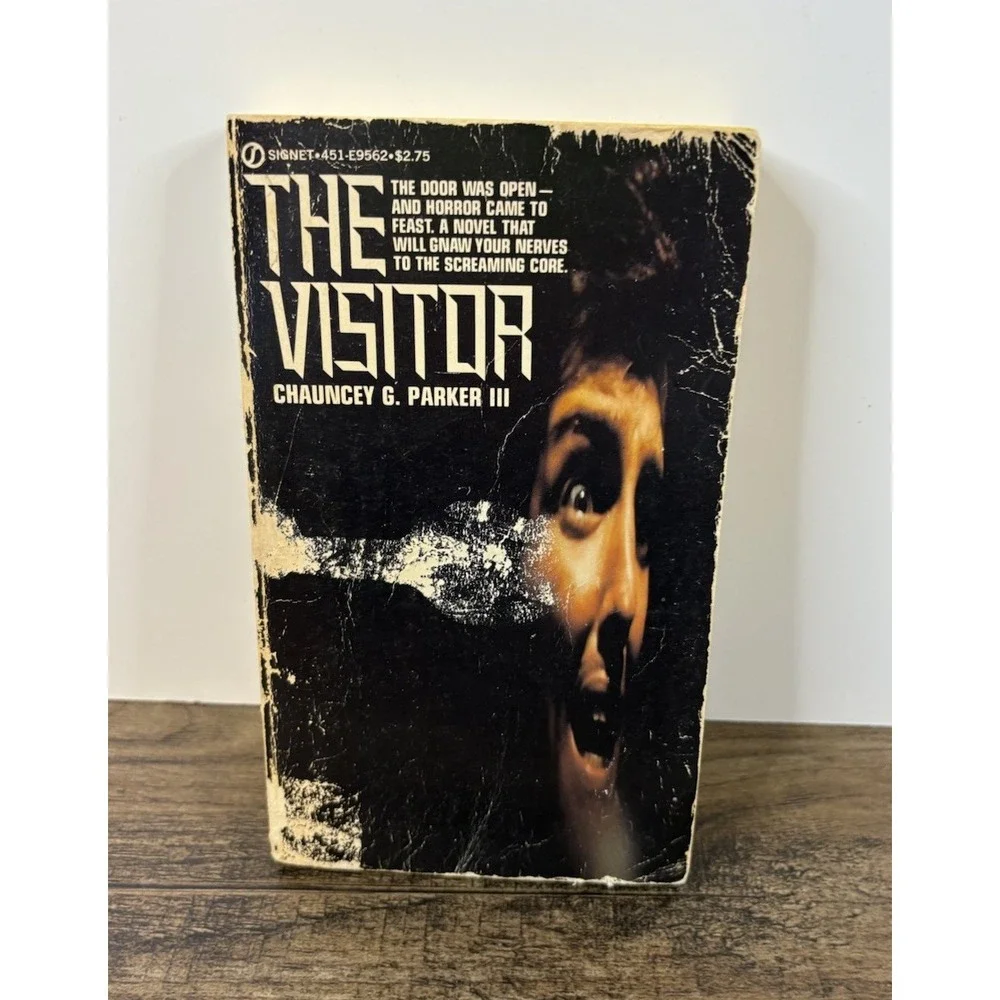 The Visitor Paperback Book Chauncey G. Parker 1981 1st Printing Vintage Horror